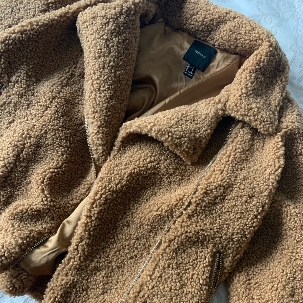 fuzzy teddy coat